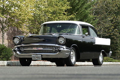1957 Chevrolet Bel Air/150/210  1957 Chevy 150 502 ci Big Block V8, AC, PW, PS, 4 Speed MUST SEE !!! Black/Black