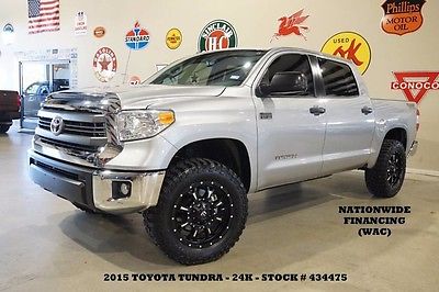 2015 Toyota Tundra 1794 Edition Extended Crew Cab Pickup 4-Door 15 TUNDRA CREWMAX SR5 TSS OFF ROAD 4X4,LIFTED,BACK-UP CAM,20'S,24K,WE FINANCE!!