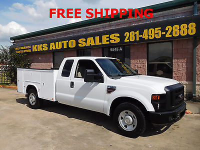 2008 Ford F-250 XL Standard Cab Pickup 2-Door 2008 FORD F-250 SUPER DUTY DIESEL UTILITY SERVICE TRUCK financing available