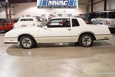 1986 Chevrolet Monte Carlo Base Coupe 2-Door S~V8~RARE HARDTOP~WHITE/RED~BETTER REAR GEAR~ONLY 35K MLS~WOW~