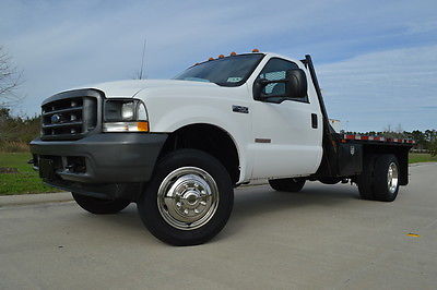 2003 Ford F-450 XL 2003 Ford F-450 Regular Cab XL Diesel 11ft. Flatbed Low Miles Great Shape !!