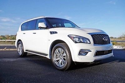 2016 Infiniti QX80  2016 QX80 Immaculate One Owner Navigation Rear Camera 20 Inch Wheels Towing Pkg
