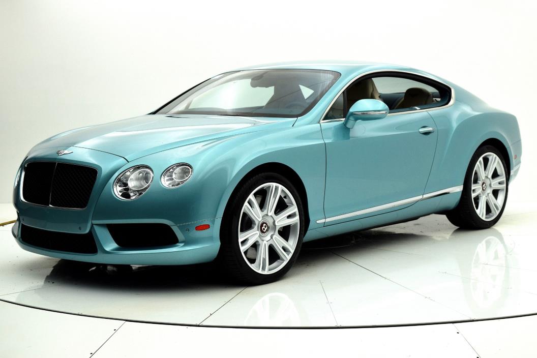 2013 Bentley Continental GT Coupe 2013 Bentley Continental GT V8 Coupe 17,938 Miles Aquamarine Metallic Coupe Gas