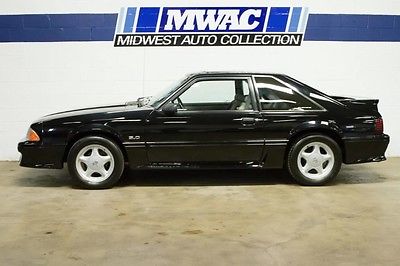 1991 Ford Mustang GT Hatchback 2-Door 2 OWNER~ONLY 23K MLS~5 SPEED~BLACK/GRAY~WOW~RARE~