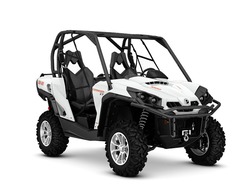2016 Can-Am Commander XT 1000 Pearl White