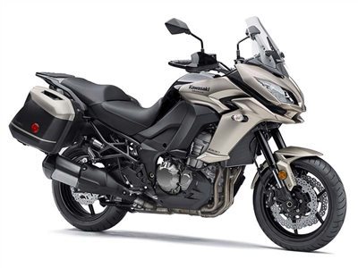 2016 Kawasaki Versys 1000 LT Metallic Raw Titanium / Metallic Black