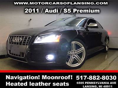 2011 Audi S5 4.2 quattro Premium Plus AWD 2dr Coupe 6A 2011 Audi S5 4.2 quattro Premium Plus AWD 2dr Coupe 6A Automatic 6-Speed AWD V8