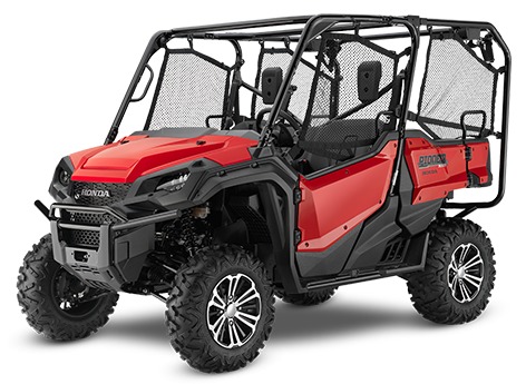 2017 Honda Pioneer 1000-5 Deluxe Red