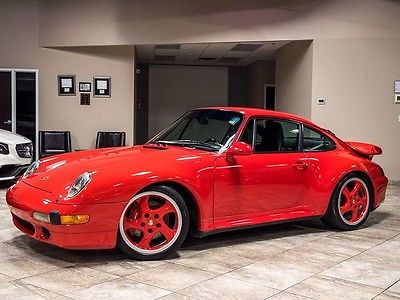 1996 Porsche 911 Turbo Coupe 2-Door 1996 Porsche 911 993 Twin Turbo 6 Speed Guards Red Serviced Perfect AirCooled $$