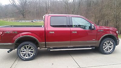 2015 Ford F-150 Lariat 2015 Ford F150 Lariat 3.5 Ecoboost 4x4 Ruby Red Loaded