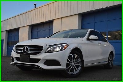 2015 Mercedes-Benz C-Class C300 4MATIC AWD Warranty Loaded Low Mls Save Big Panoramic Moonroof Navigation Heated Memory Sport Seat Burmester Audio Excellent