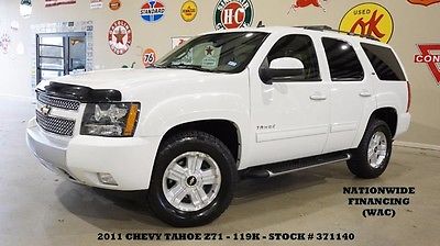 2011 Chevrolet Tahoe LT Z-71 4X4 HEATED LEATHER,QUADS,3RD ROW,119K,WE F 11 TAHOE LT Z-71 4X4,REMOTE START,HEATED LEATHER,QUADS,3RD ROW,119K,WE FINANCE!!