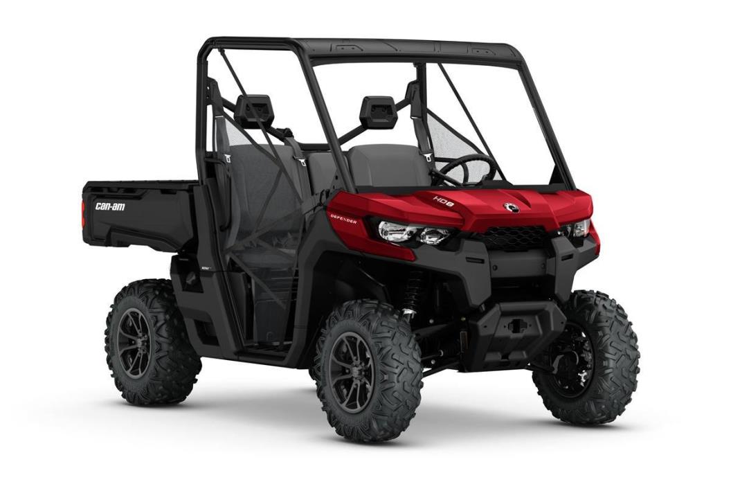 2017 Can-Am DEFENDER DPS HD8 INTENSE RED