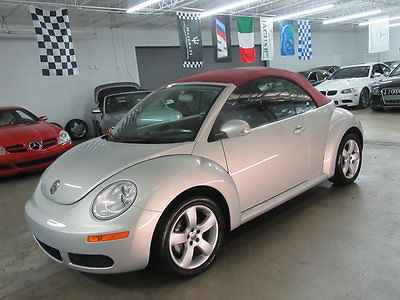 2009 Volkswagen Beetle-New 2dr Automatic Blush 36000 MILES RED INTERIOR WATCH LONG VIDEO IMMACULTE GARAGED NONSMOKER FLORIDA