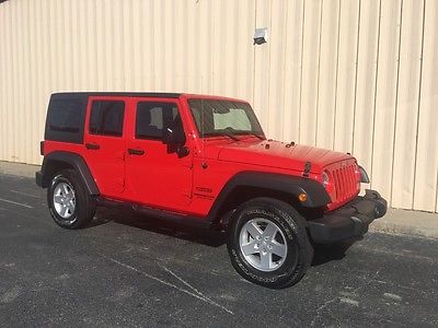 2015 Jeep Wrangler Unlimited Sport Sport Utility 4-Door 2015 Jeep Wrangler 4DR Hard TOP 3.6L ONLY 10,200 Miles LIKE BRAND NEW Clean L@@K