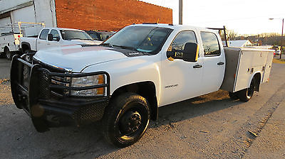 2012 Chevrolet Silverado 3500 4X4 CREW CAB UTILITY BED 6.0 GAS AUTO  FLEET LEASE CLEAN TRUCK GREAT MILES ONLY 159000 DRIVE IT HOME!!SAVE THOUSAND$