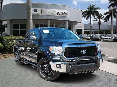 2014 Toyota Tundra Leather 2014 TOYOTA TUNDRA SR5 XSP-X DOUBLE CAB rear wheel drive 1 owner clean carfax