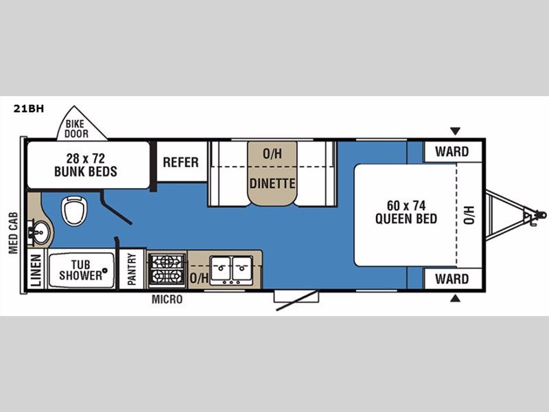 2017 Coachmen Rv Clipper Ultra-Lite 21BH