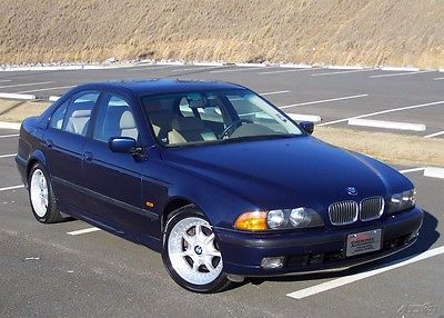 1998 BMW 5-Series SPORT 6-SPEED 4.4L V8 SHARP ALL STOCK NICE CRUISER PREMIUM-SOUTHERN-SOFT-LEATHER-GLASS-ROOF-FACTORY-HIGH-PERFORMANCE-M-SISTER-540i