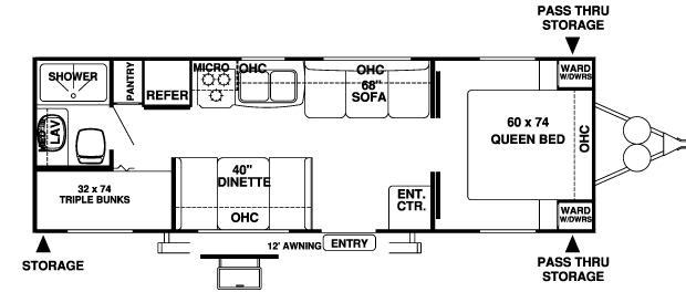 2007 Forest River Rv Wildwood LE 27RB