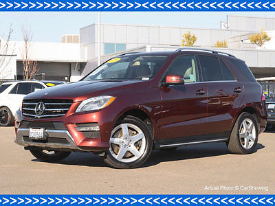 2014 Mercedes-Benz M-Class CERTIFIED 2014 MB ML550  LOADED CERTIFIED 2014 MB ML550  LOADED M-Class 4 dr SUV Automatic Gasoline 4.7L 8 Cyl C