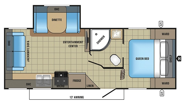 2017 Jayco Jay Feather 23RLSW