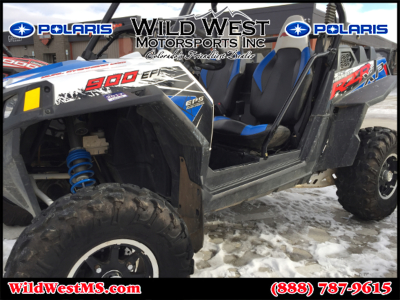 2012 Polaris Ranger RZR XP 900 Voodoo Blue/White/Blac