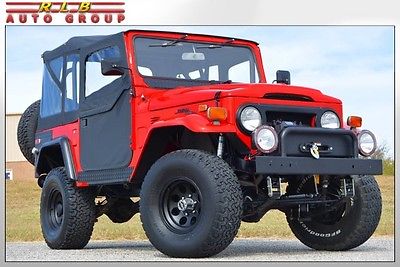 1973 Toyota Land Cruiser Land Cruiser FJ40 V8 4x4 1973 Land Cruiser FJ40 350 V8 Rear Seat Gun Rack Beautiful Restoration Must See!