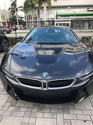 2015 BMW i8 Base Coupe 2-Door 2015 BMW i8 Giga World Gray Metallic BMW Certified Elite 6k miles clean carfax