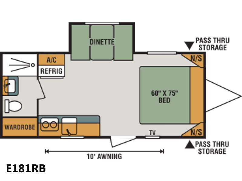 2017 Kz Rv Escape  E181RB