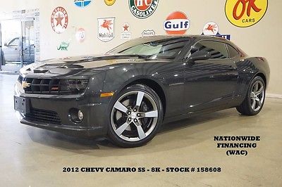 2012 Chevrolet Camaro 2SS COUPE 6 SPD,HUD,SUNROOF,HTD LTH,EXHAUST,8K! 12 CAMARO SS COUPE,6 SPD,HUD,SUNROOF,BACK-UP CAM,HTD LTH,20IN WHLS,8K,WE FINANCE
