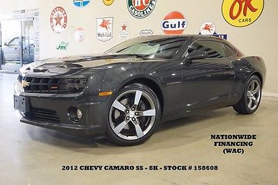 2012 Chevrolet Camaro 2SS Coupe 2-Door 12 CAMARO SS COUPE,6 SPD,HUD,SUNROOF,BACK-UP CAM,HTD LTH,20IN WHLS,8K,WE FINANCE