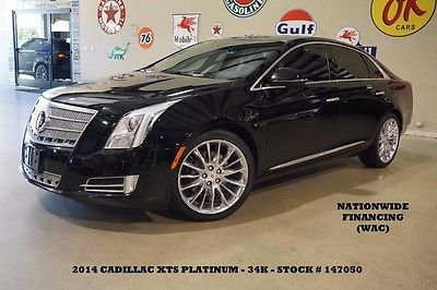 2014 Cadillac XTS Platinum HUD,ULTRA ROOF,NAV,HTD/COOL LTH,POLISH 20 14 XTS PLATINUM,HUD,ROOF,NAV,BACK-UP,HTD/COOL LTH,POLISH 20'S,34K,WE FINANCE!!