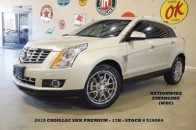2015 Cadillac SRX Premium Collection ULTRA ROOF,NAV,HTD/COOL LTH,20' 15 SRX PREMIUM FWD,ULTRA ROOF,NAV,HTD/COOL LTH,20IN CHROME WHLS,17K,WE FINANCE!!