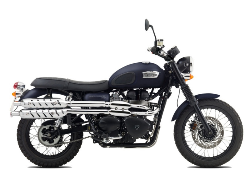 2014 Triumph Scrambler Matte Pacific Blue