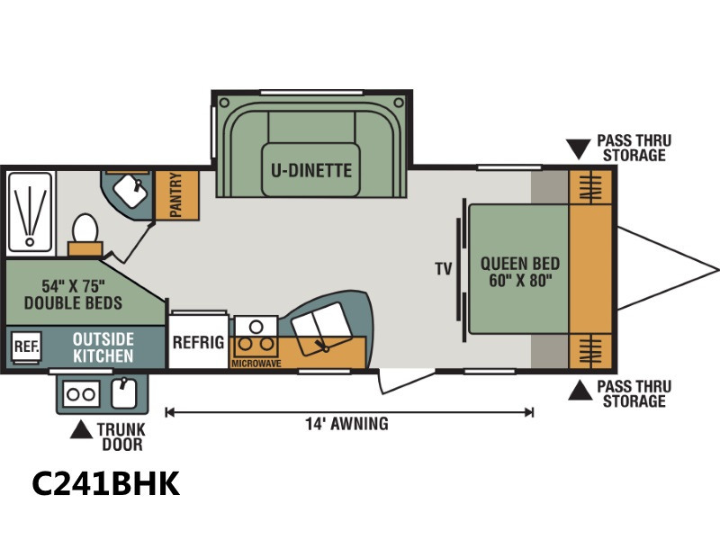 2017 Kz Rv Connect  C241BHK