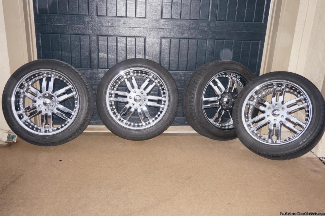22 inch rims and tires, 3
