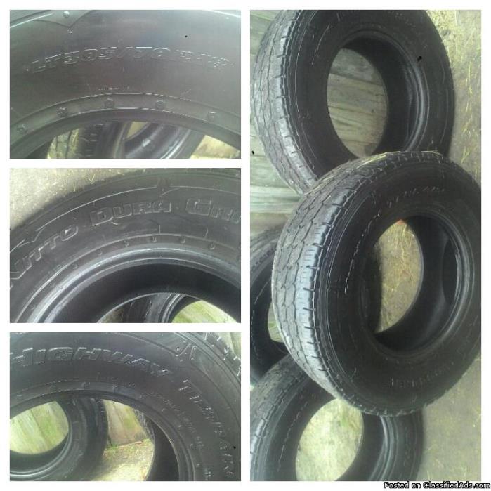 Set of 4 Nitto Duro Grappler Hwy Terrain Tires, 0