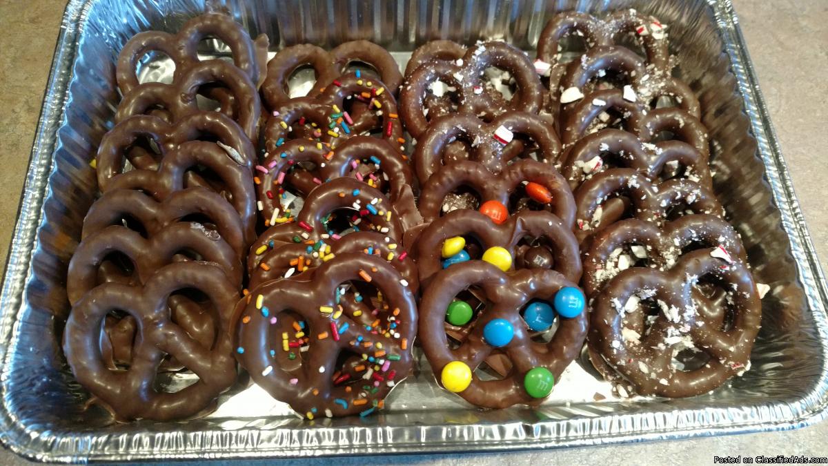 Chocolate covered pretzels, 4