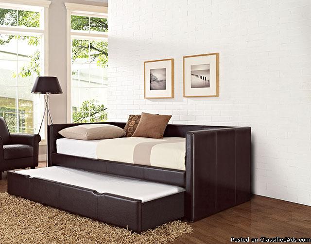 Lindsey Brown Daybed-No Credit Needed Financing, 0