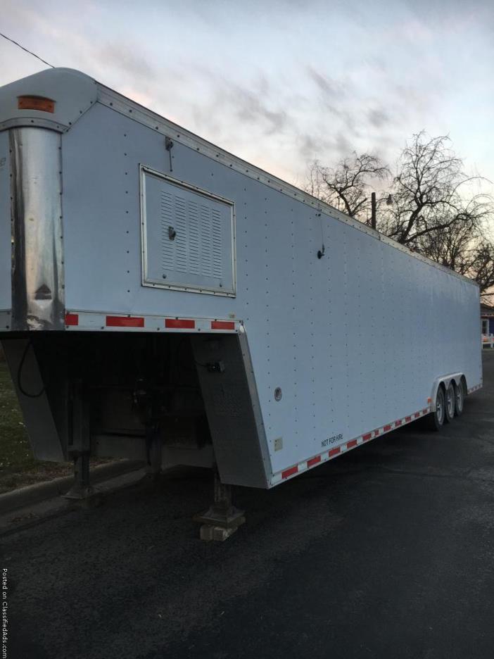 96 PAMR 40' Pace Shadow Limited enclosed car trailer, 1