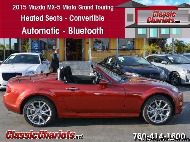 Used 2015 Mazda MX-5 Miata Grand Touring for Sale in San Diego - Stock # 14354