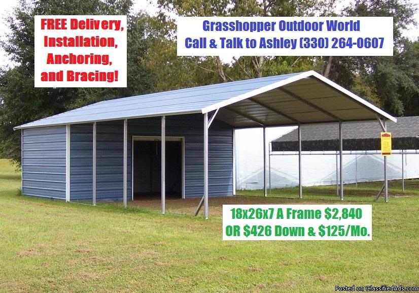 Steel Buildings, Carports, and Garages, 1