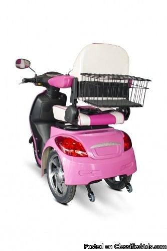 EWHEELS | EW-80 | PRETTY IN PINK MOBILITY SCOOTER, 0