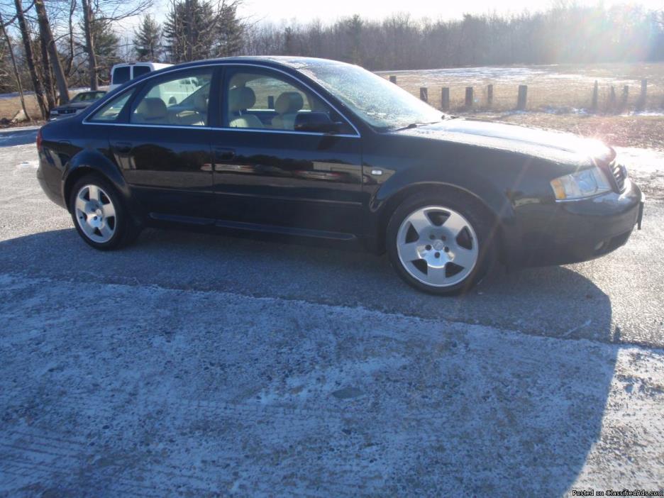 2001 Audi A6 4.2 Quattro Sedan *Black with Vanilla/Black Leather*