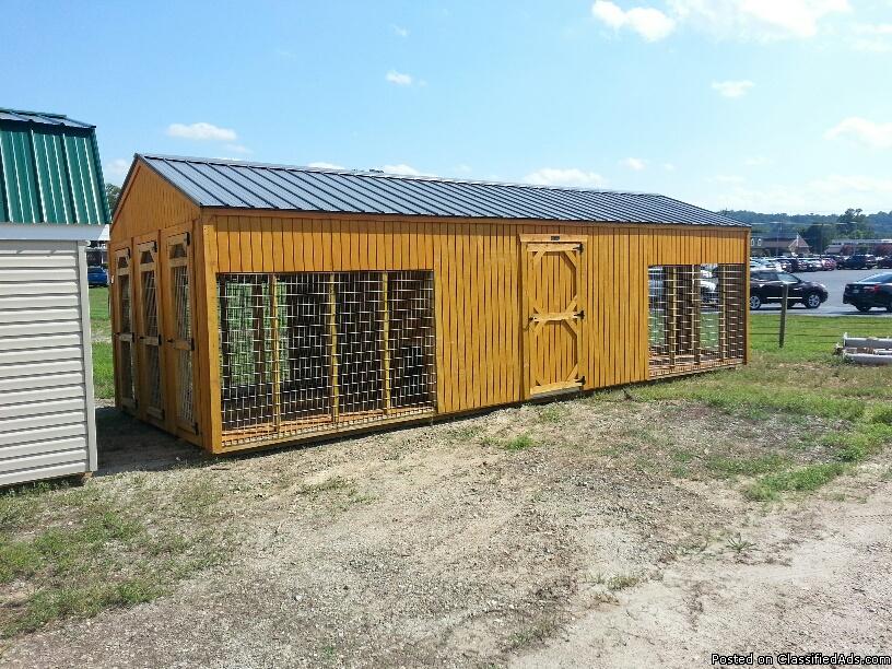 12x28 DOG KENNEL TREATED BUILDING AMISH BUILT $371.00 RENT TO OWN, 0