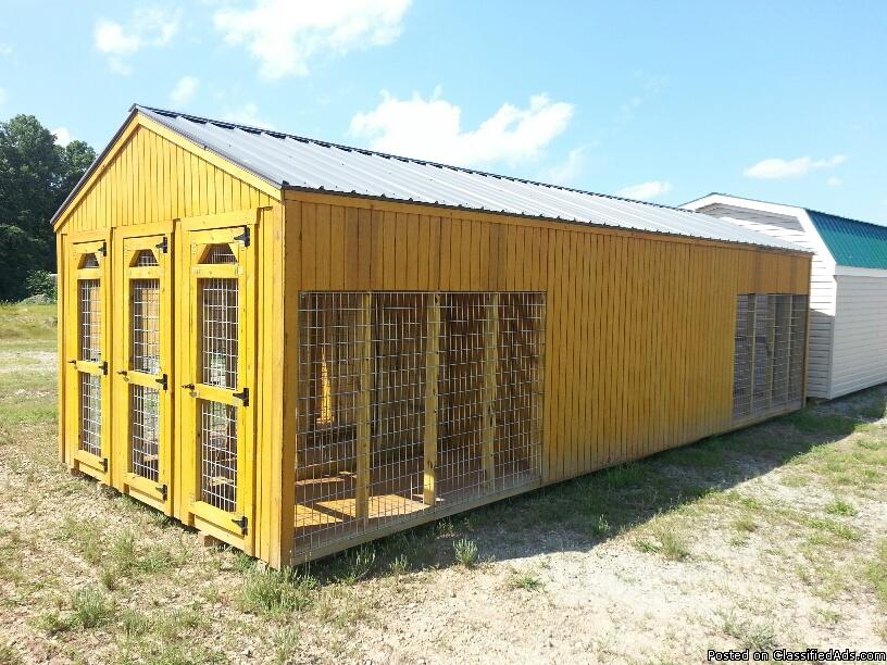 12x28 DOG KENNEL TREATED BUILDING AMISH BUILT $371.00 RENT TO OWN, 1