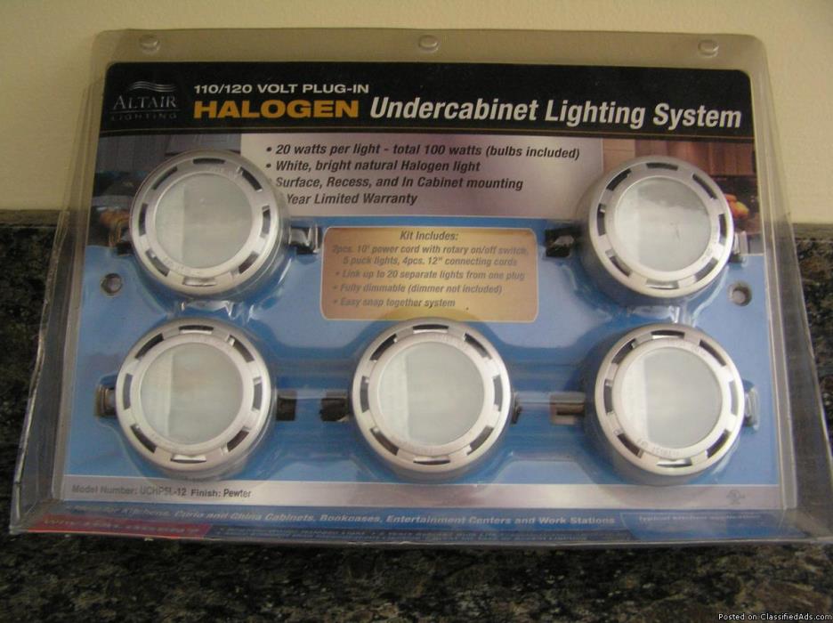 Altair Halogen Undercabinet Lighting System, 1