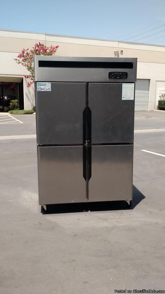 Four Door Cooler Freezer Refrigerator Or Combination, 1