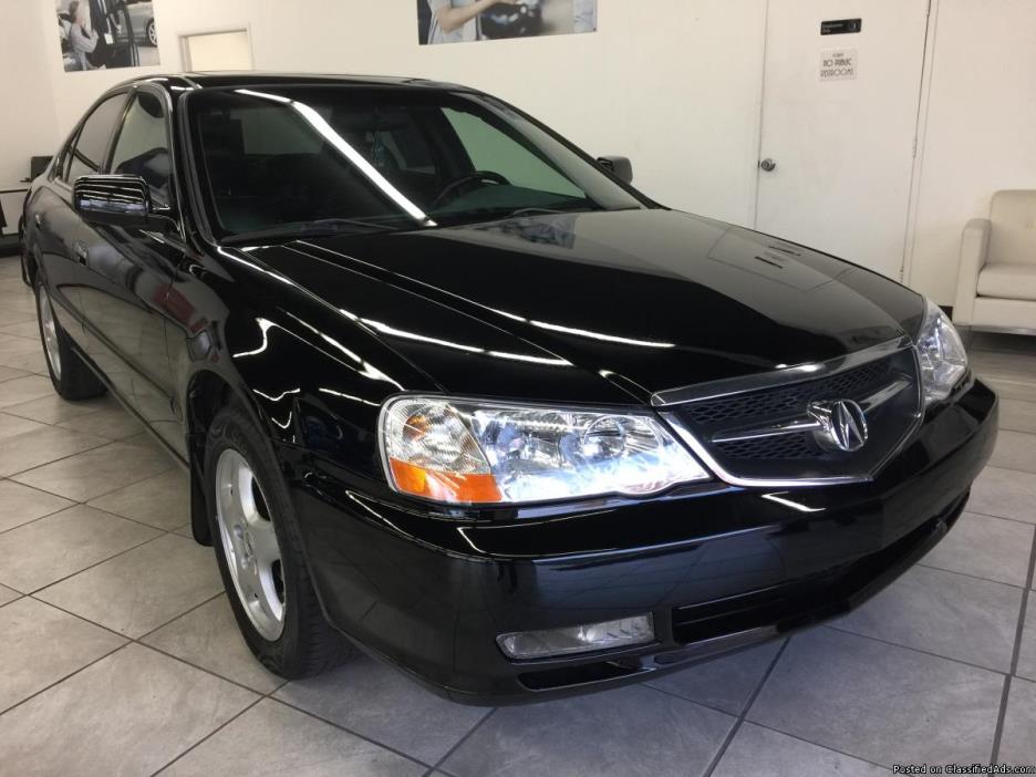 2003 ACURA 3.2TL 4DR BLACK SEDAN! LEATHER* RELIABLE* TL MODEL* V-6 PWR